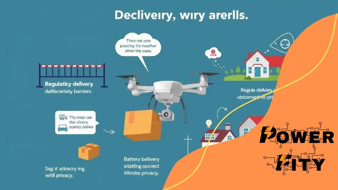 Challenges faced by drone delivery services
