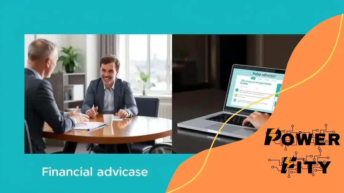 Comparing robo-advisors with traditional advisors